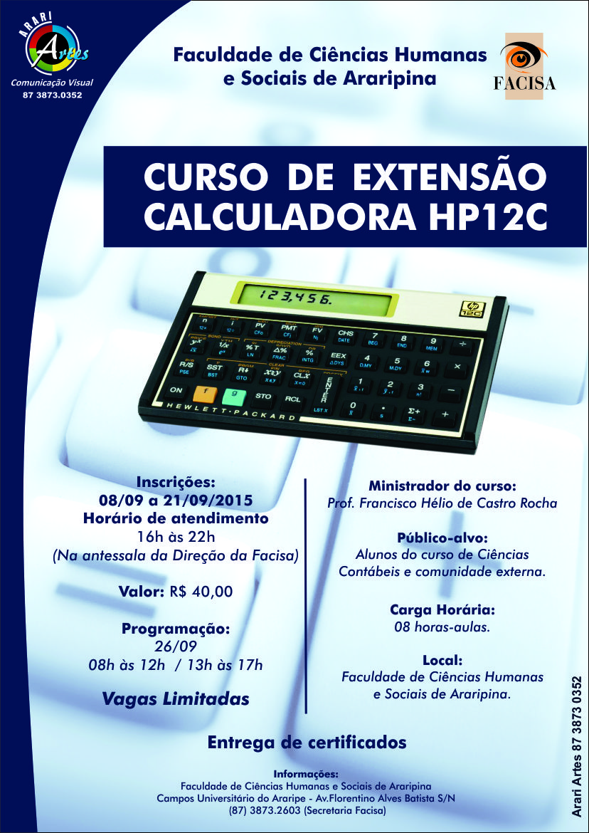 Curso de Extensão Calculadora HP12C