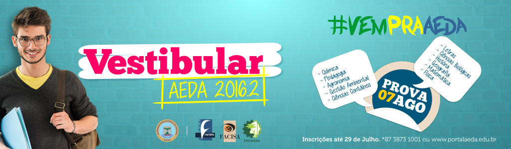 Resultado Concurso Vestibular AEDA 2016.2