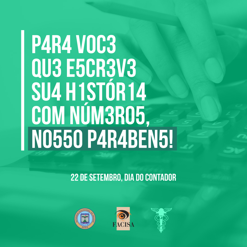 Homenagem ao Dia do Contador – 22 de setembro