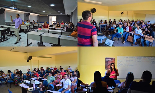 Aulas de Pós-graduação em Docência do Ensino Superior, turmas de Direito e Segunda Licenciatura em Pedagogia