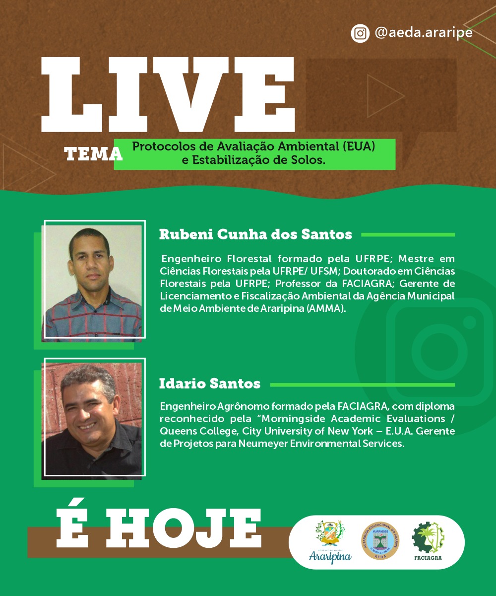 Confira as lives da AEDA desta quinta-feira (30)