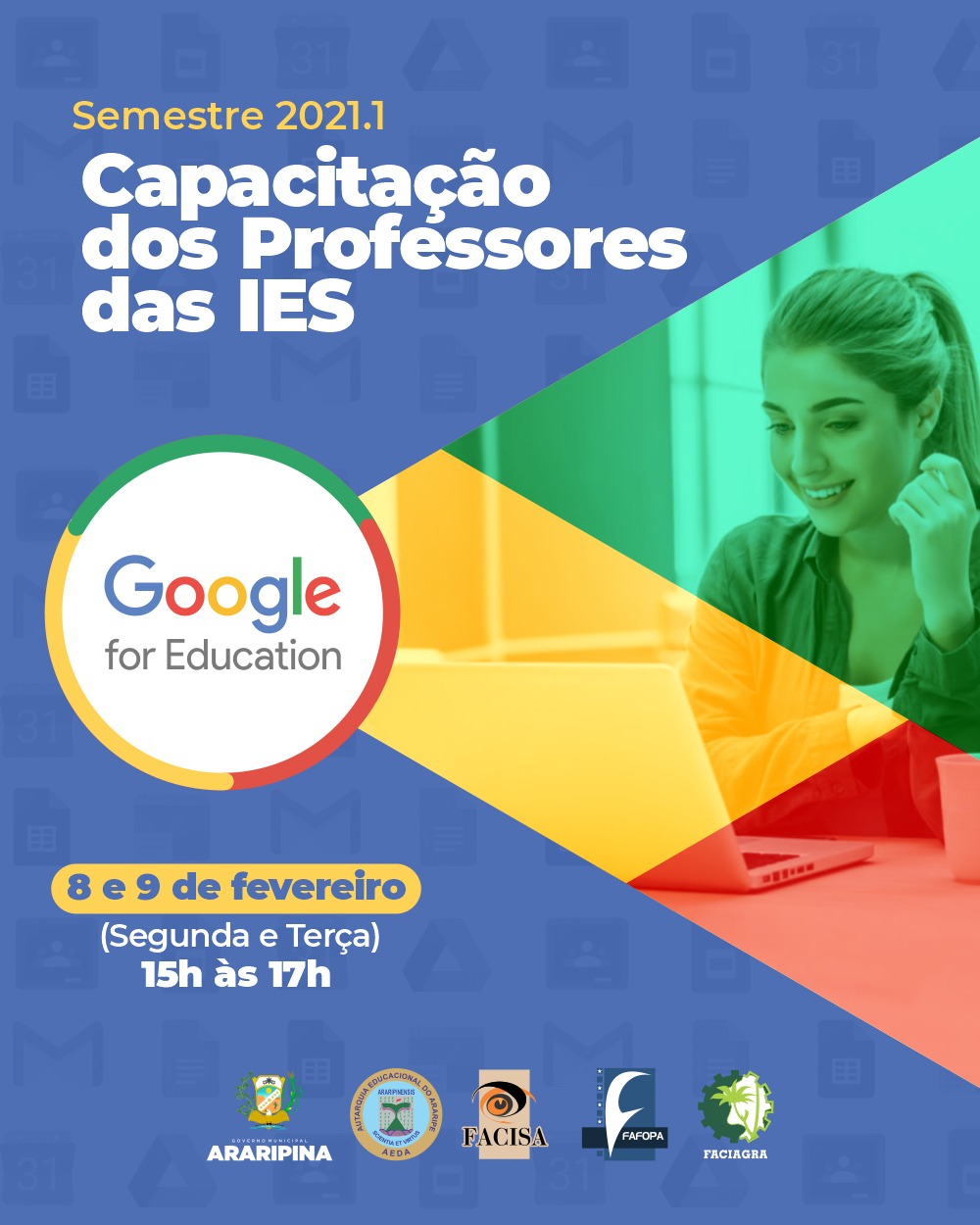 Confira as datas da Capacitação dos professores das IES do semestre 2021.1