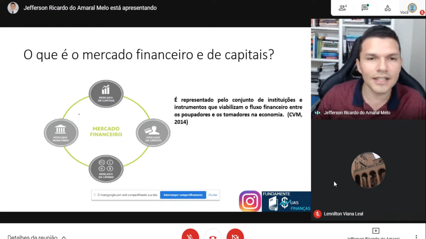 “Avaliando oportunidades e riscos de investimentos no mercado de capitais” foi o tema da palestra realizada pelo curso de Ciências Contábeis da FACISA