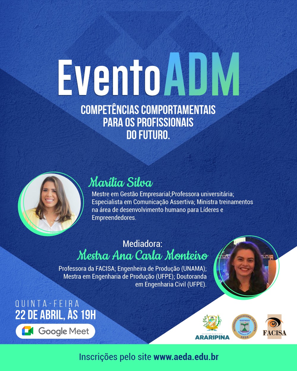 Curso de Administração da FACISA promoverá palestra sobre as competências comportamentais para os profissionais do futuro