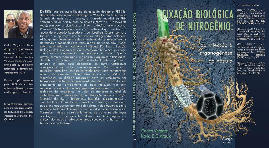 Professora da FACIAGRA, Karla Araújo lança livro sobre a Fixação biológica de nitrogênio: da infecção à organogênese do nódulo