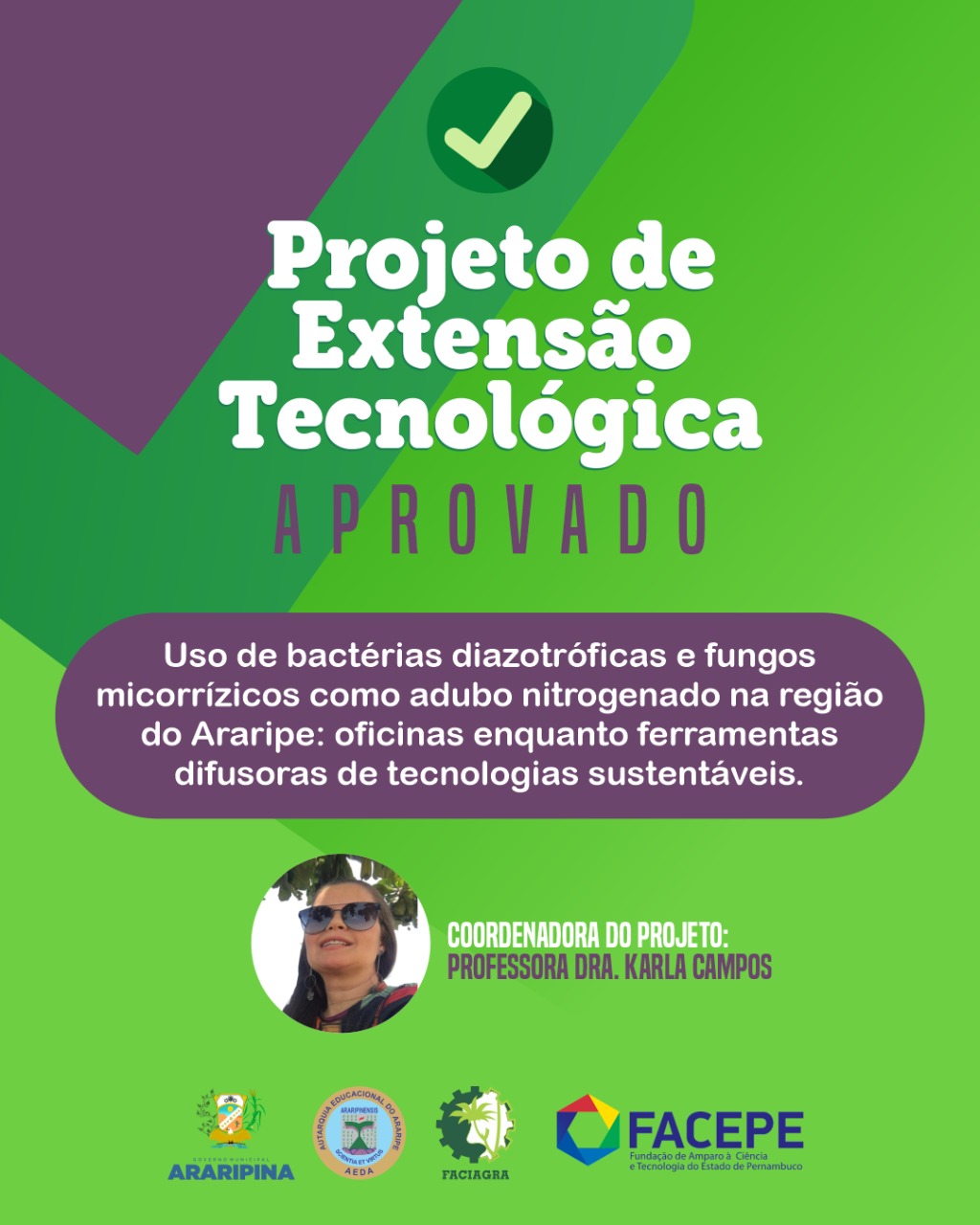 FACIAGRA tem mais dois projetos de extensão tecnológica aprovados em edital da FACEPE