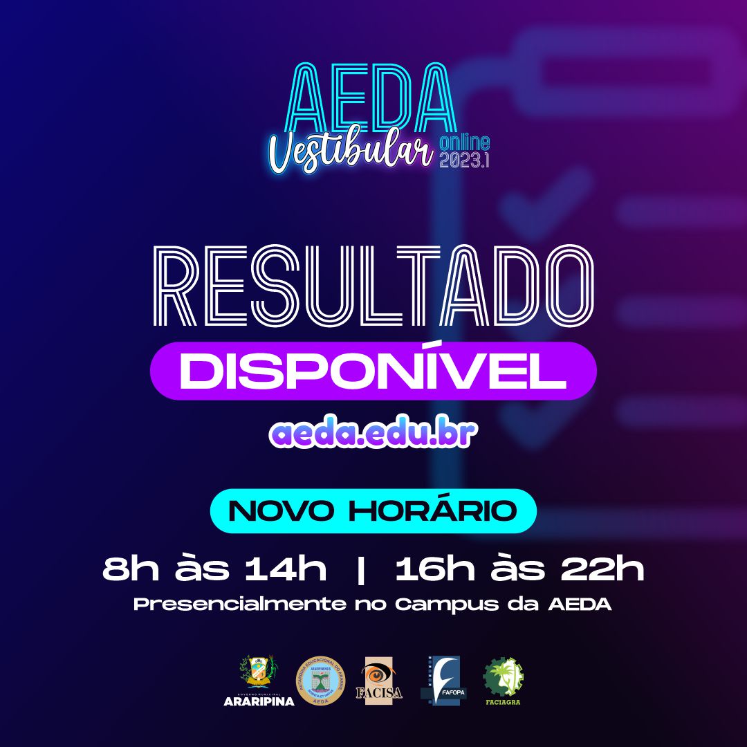 Confira a lista dos aprovados no vestibular 2023.1