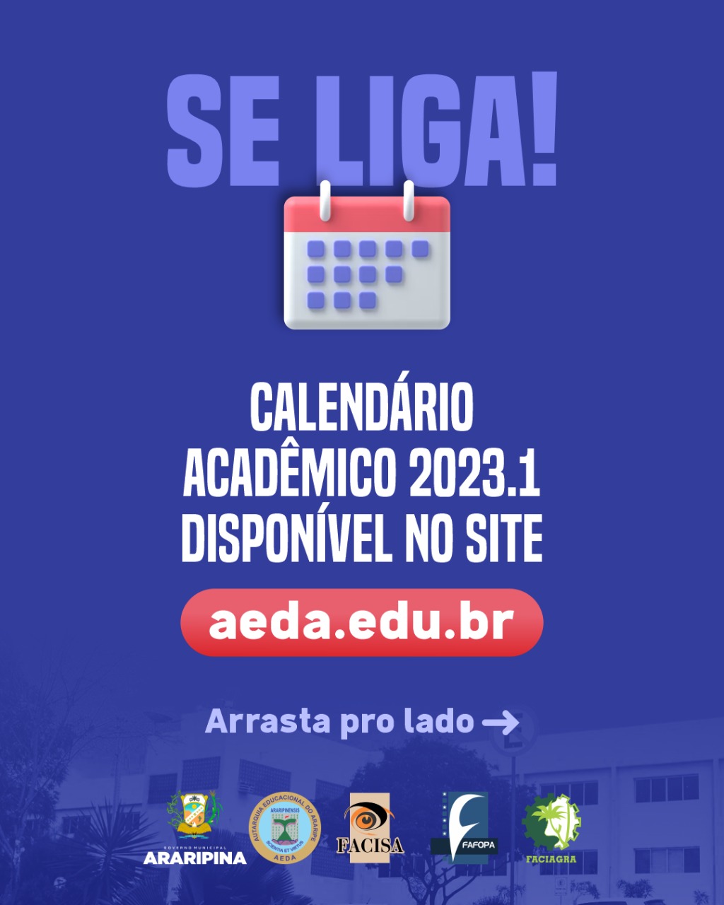 Calendário acadêmico 2023.1