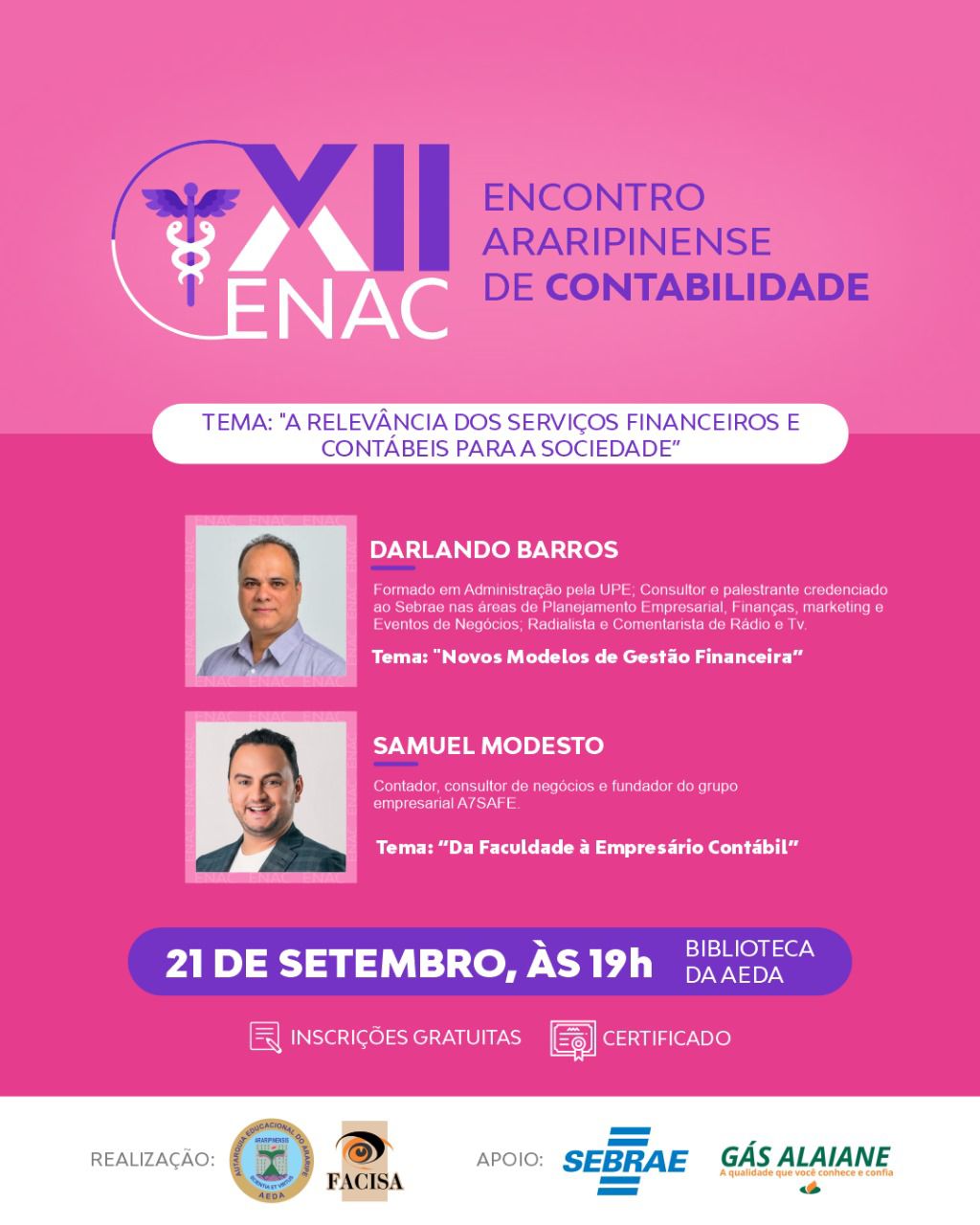 XII Encontro Araripinense de Contabilidade irá debater sobre a relevância dos serviços financeiros e contábeis para a sociedade