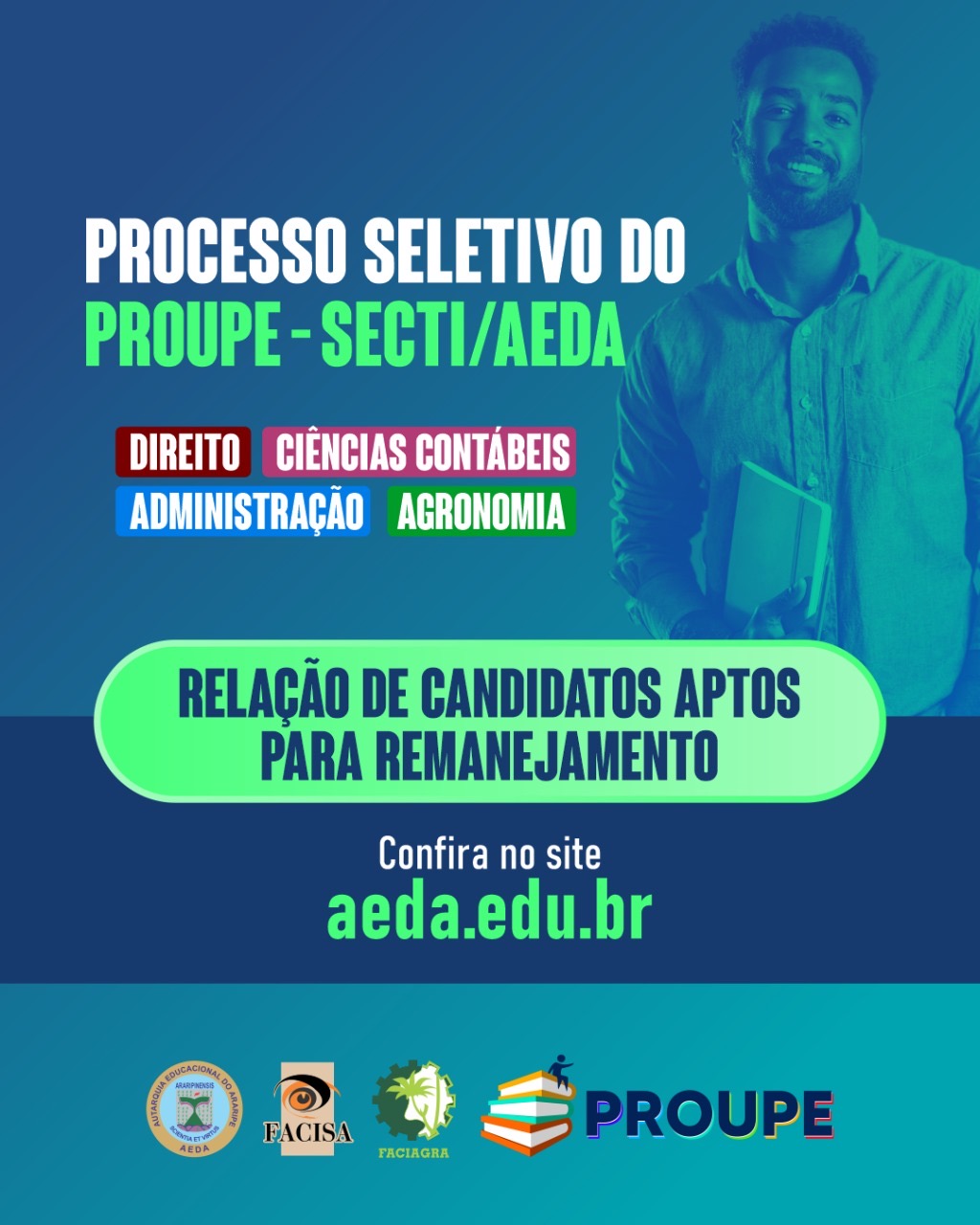 Resultado de candidatos aptos para remanejamento – bolsas PROUPE